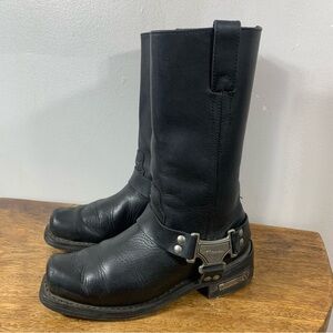 Milwaukee cowboy motorcycle leather boots